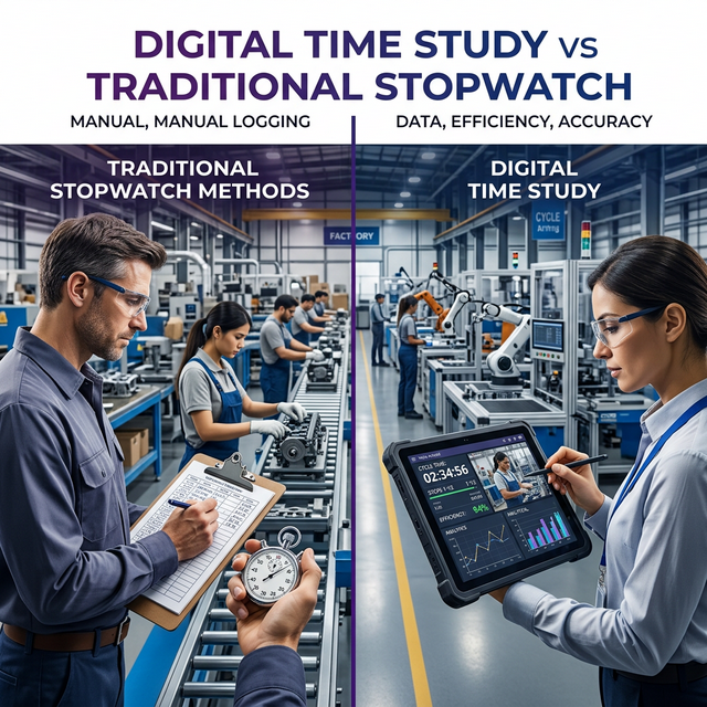 Digital Time Study: Why Factories Are Ditching Stopwatches